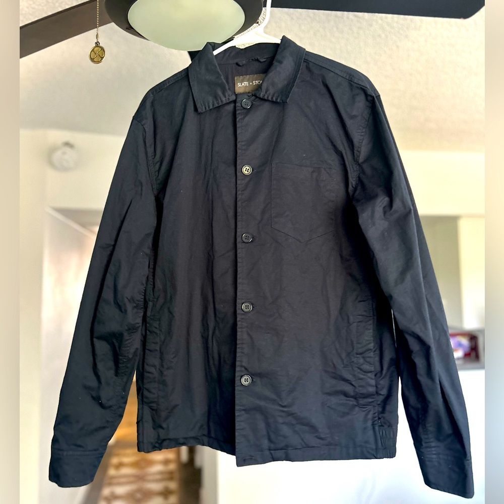 Slate & Stone Lightweight Navy Blue Jacket (M)